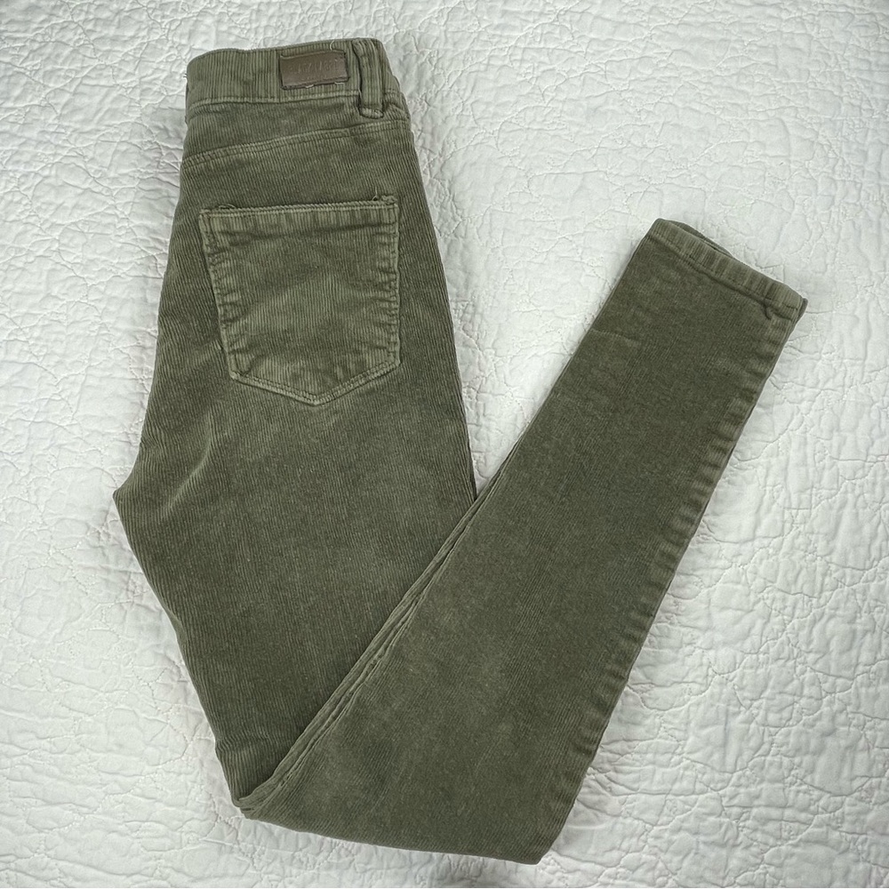 💖5/$25 Black Label Corduroy Brown Skinny Stretch Jeans Women’s Size 3 Waist 27